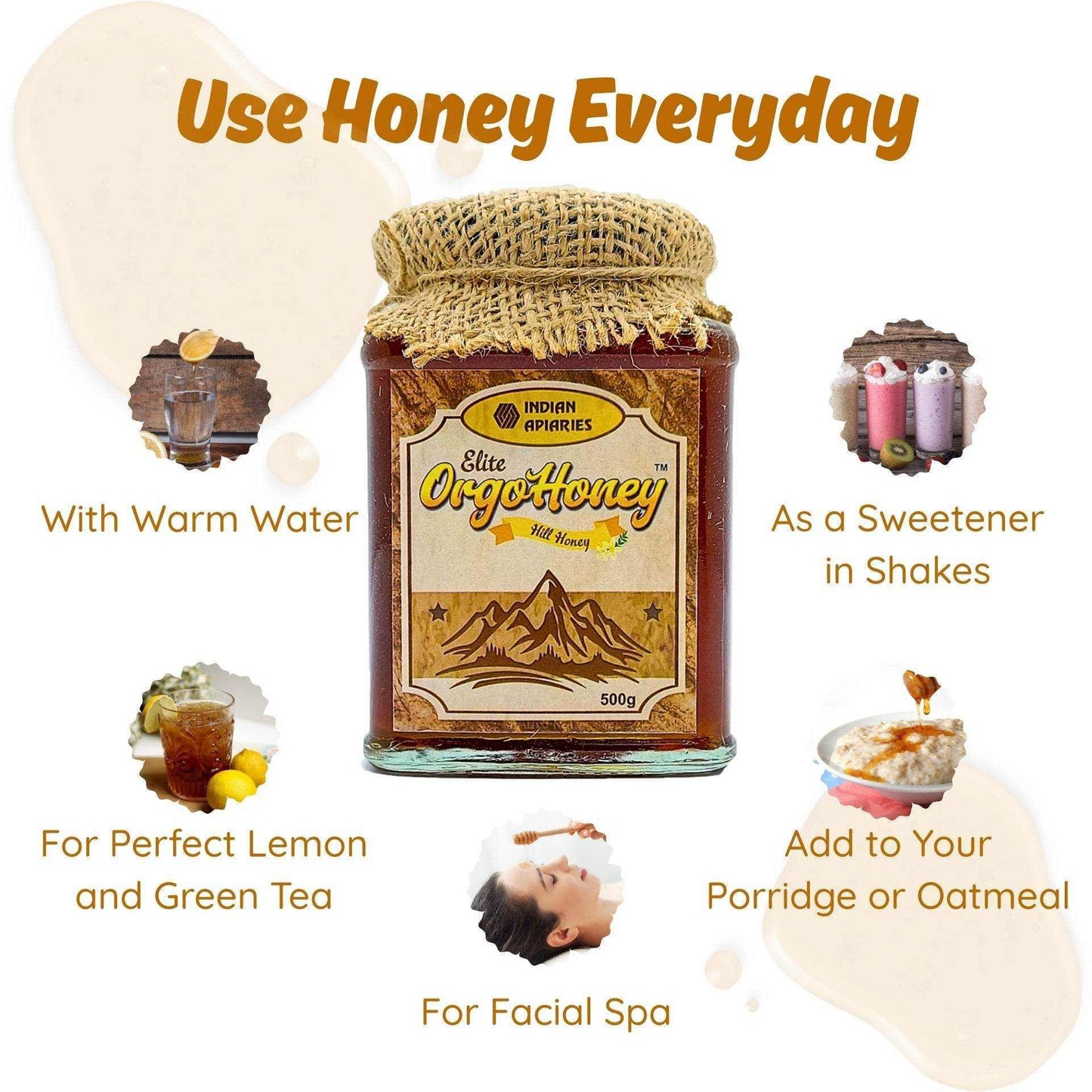 Elite OrgoHoney Original Hill Honey – Pure Nectar from Mountain Wilds