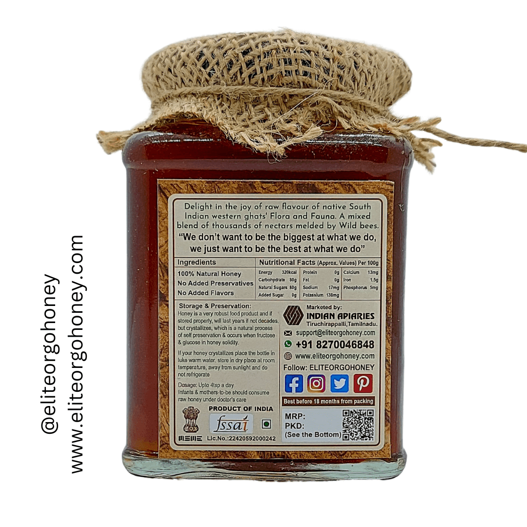 Raw and Unfiltered Hill Honey – Elite OrgoHoney Natural Sweetener