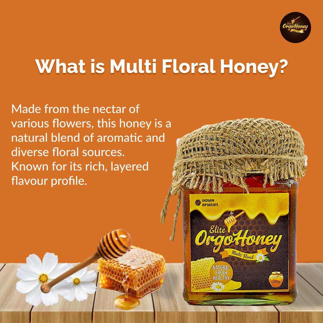 Elite OrgoHoney Premium Multi Floral Honey