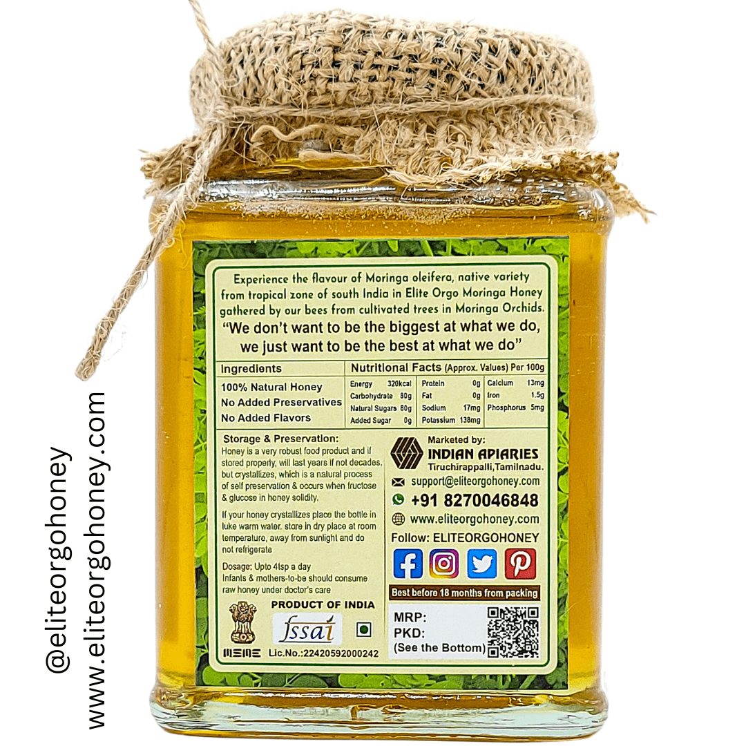 Organic Moringa Honey from Elite OrgoHoney