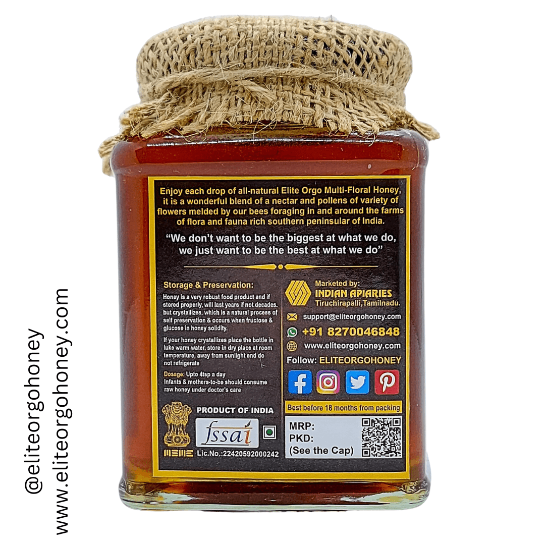 Organic Multi Floral Honey by Elite OrgoHoney